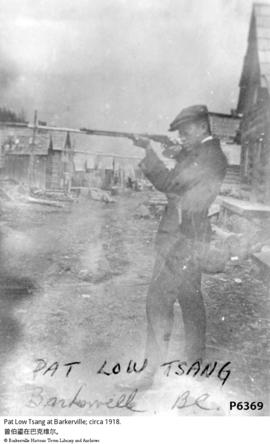 Pat Low Tsang at Barkerville; circa 1918.