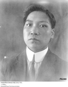 Unidentified Chinese man; circa 1915.
