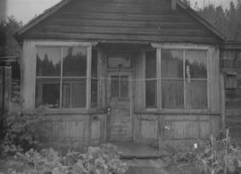 Front View of Sam Yick’s House in Chinatown, Cumberland B.C.