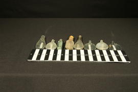 8 Small Glass Opium Bottles